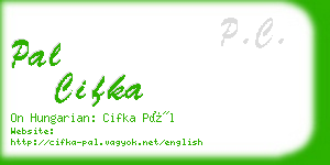 pal cifka business card